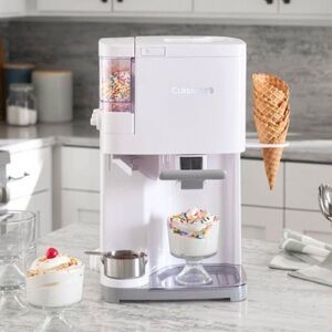 Cuisinart White Soft Serve & Topping Dispenser Machine